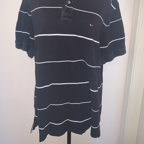 Men’s Polo Shirts Tommy Hilfiger, Striped Collared Shirt - Picture 5 of 8
